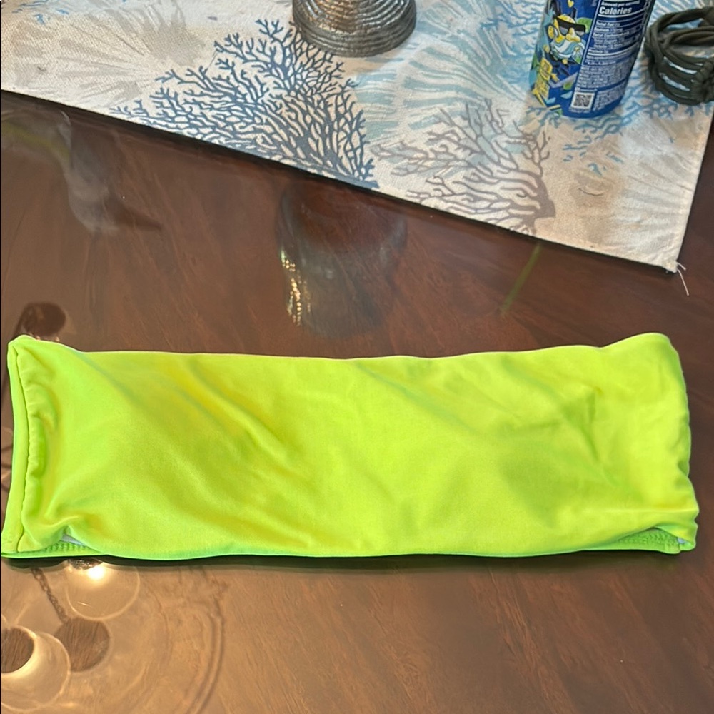 Neon Green Bikini Top